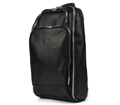 Чоловічий рюкзак слінг на плече TARWA FA-0910-4lx чорний флотар