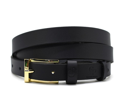 Ремінь жіночий тонкий Grande Pelle 23170040033 у синьому кольорі.