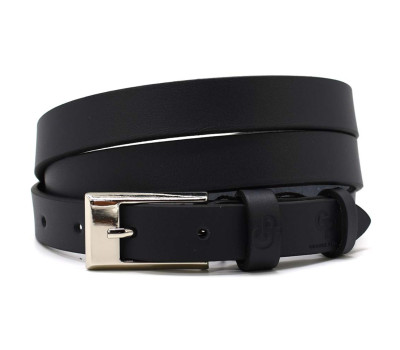 Ремень женский тонкий Grande Pelle 23130030033 в синем цвете