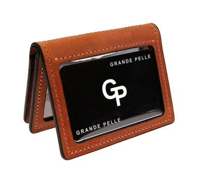 Grande Pelle 221123 коньячний колір обкладинка на права, тих паспорт, посвідчення