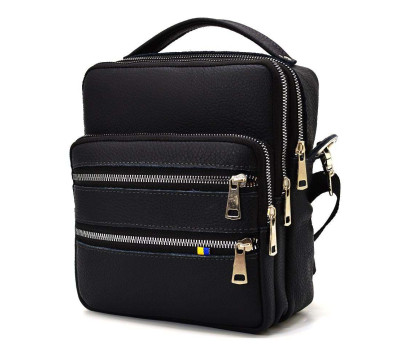 Сумка через плече з ручкою шкіряна LIMARY lim-0125FA велика