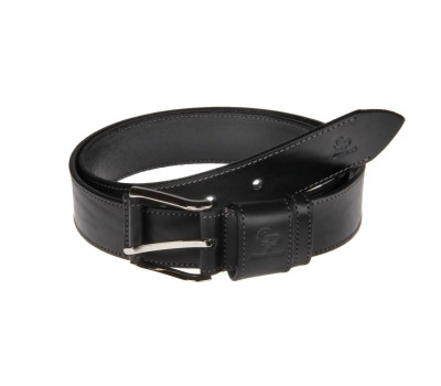 Кожаный ремень Calvin 43001370113 Grande Pelle черный 40мм