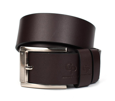 Шкіряний ремінь GP Grande Pelle 413011500 коричневий