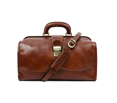 Небольшой кожаный саквояж - David Copperfield - коричневый Time Resistance 5214801