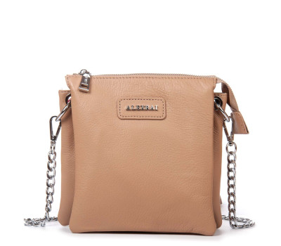Сумка Шкіряна Жіноча Класична ALEX RAI 97006 camel