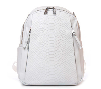Сумка Шкіряна Жіноча Рюкзак ALEX RAI 8907-9 white