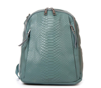 Сумка Шкіряна Жіноча Рюкзак ALEX RAI 8907-9 L-blue