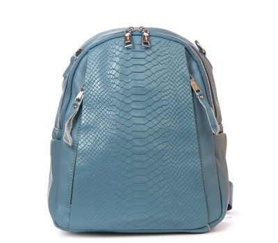 Сумка Шкіряна Жіноча Рюкзак ALEX RAI 8907-9 blue