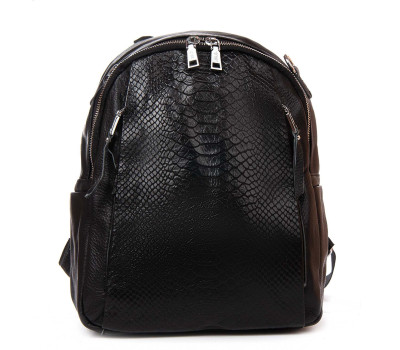 Сумка Шкіряна Жіноча Рюкзак ALEX RAI 8907-9 black