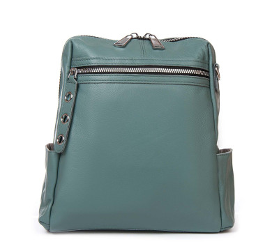 Сумка Шкіряна Жіноча Рюкзак ALEX RAI 8781-9 l-blue