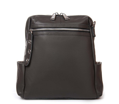 Сумка Шкіряна Жіноча Рюкзак ALEX RAI 8781-9 grey