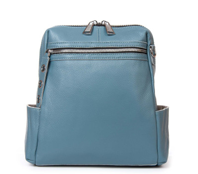Сумка Шкіряна Жіноча Рюкзак ALEX RAI 8781-9 blue