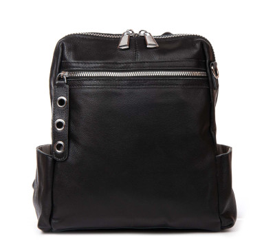Сумка Шкіряна Жіноча Рюкзак ALEX RAI 8781-9 black