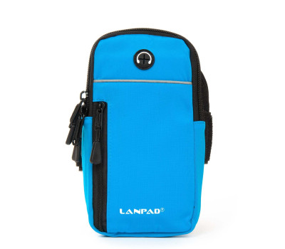Сумка Чоловіча На руку нейлон Lanpad 36011 sky blue спорт