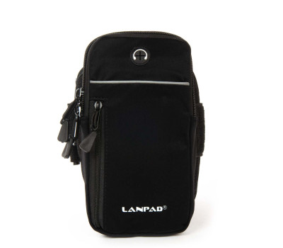 Сумка Чоловіча На руку нейлон Lanpad 36011 black спорт
