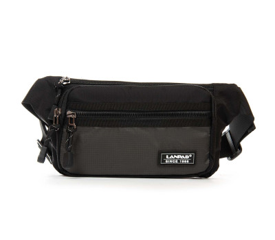 Сумка Чоловіча На пояс нейлон Lanpad 82063 grey