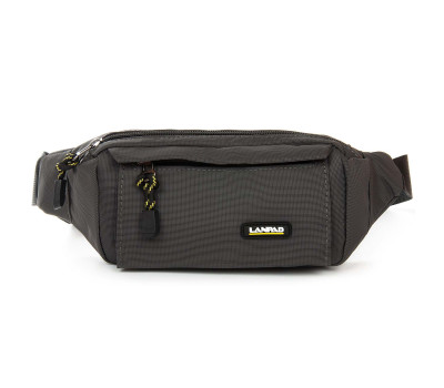 Сумка Чоловіча На пояс нейлон Lanpad 61048 grey