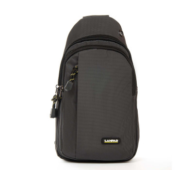 Сумка Чоловіча на плече нейлон Lanpad 83017 grey