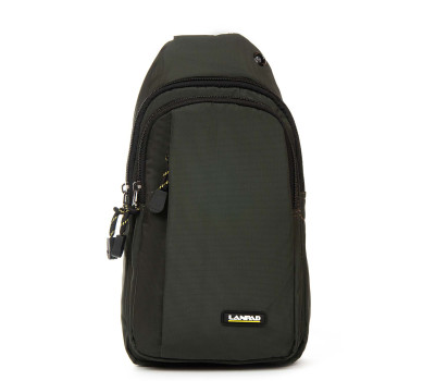 Сумка Чоловіча на плече нейлон Lanpad 83017 green