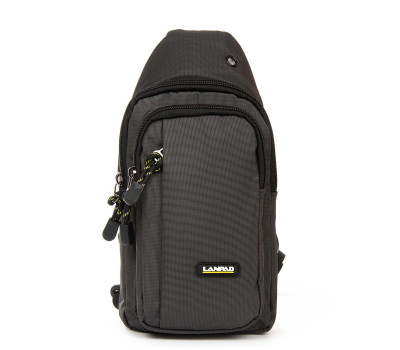 Сумка Чоловіча на плече нейлон Lanpad 6035 grey