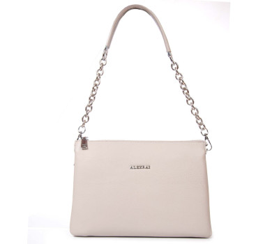 Сумка Шкіряна Жіноча Класична ALEX RAI 3012 pale