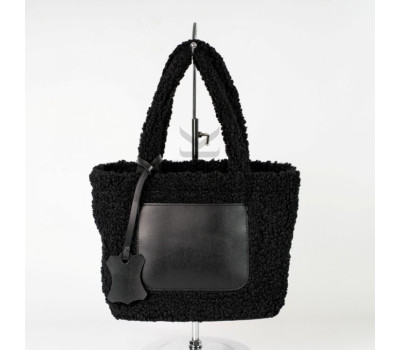 Жіноча хутряна сумка-шопер КСЕНІЯ №30-23/1