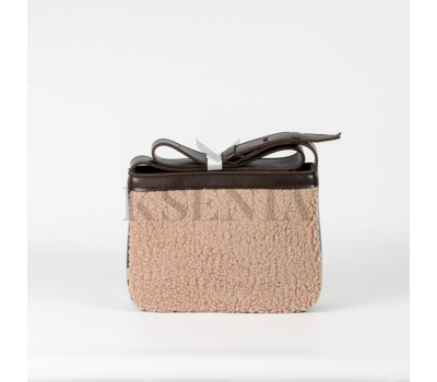 Жіноча хутряна сумка крос-боді КСЕНІЯ №32-23/3