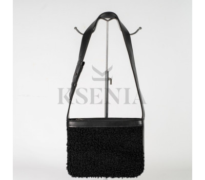 Жіноча хутряна сумка крос-боді КСЕНІЯ №32-23/4
