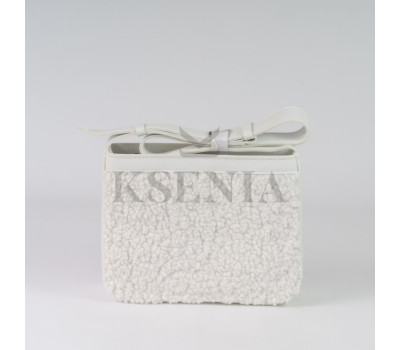 Жіноча хутряна сумка крос-боді КСЕНІЯ №32-23/5