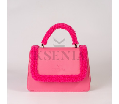 Жіноча хутряна сумка крос-боді КСЕНІЯ №34-23/4