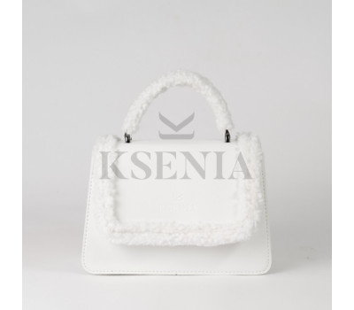 Жіноча хутряна сумка крос-боді КСЕНІЯ №34-23/6