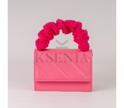 Жіноча хутряна сумка крос-боді КСЕНІЯ №35-23/3