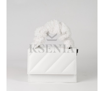 Жіноча хутряна сумка крос-боді КСЕНІЯ №35-23/5