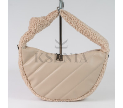 Жіноча хутрова сумка-багет КСЕНІЯ №37-23/2