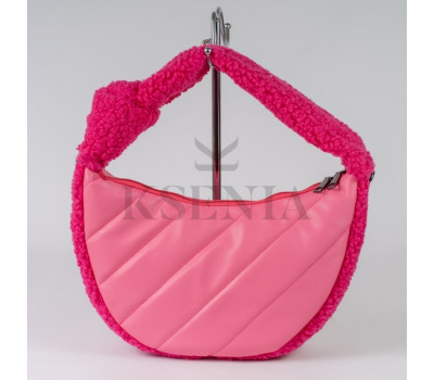 Жіноча хутрова сумка-багет КСЕНІЯ №37-23/4