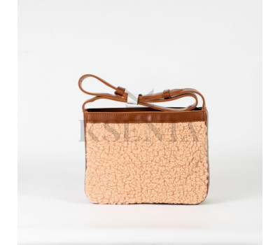 Жіноча хутряна сумка крос-боді КСЕНІЯ №32-23/1