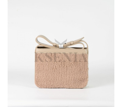 Жіноча хутряна сумка крос-боді КСЕНІЯ №32-23/2