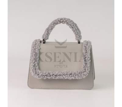 Жіноча хутряна сумка крос-боді КСЕНІЯ №34-23/1