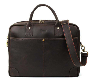 Чоловіча сумка для ноутбука 17 дюймів RC-0458-4lx TARWA коричнева