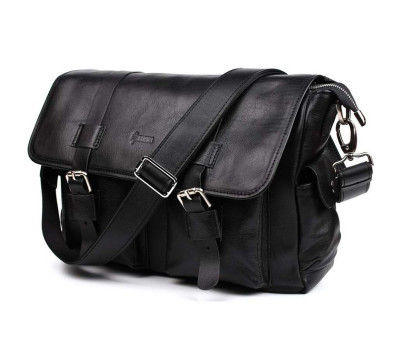 Сумка через плече зі шкіри Наппа GA-6690-4lx бренду TARWA чорна