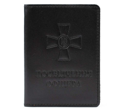 Шкіряна обкладинка для посвідчення офіцера Limary Lim-3992GA чорна