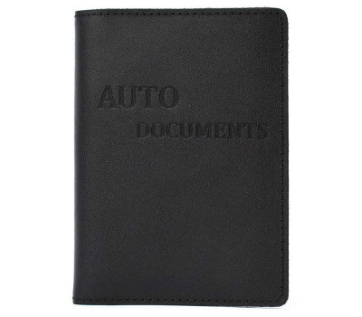 Шкіряна обкладинка для авто документів Limary Lim-3991GA чорна