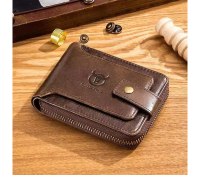 Чоловічий гаманець на кнопці TB231C Bull коричневий