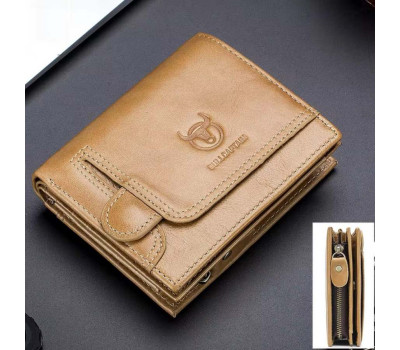 Чоловічий гаманець розкладний коньячний TB037B Bull