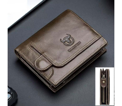 Чоловічий гаманець розкладний коричневий TB037C Bull