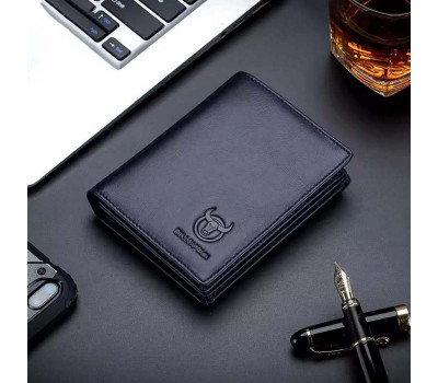 Чоловіче розкладне портмоне синє TB027K Bull