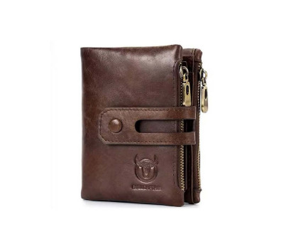Чоловічий гаманець розкладний на кнопці TB021C Bull коричневий