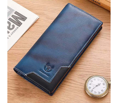 Чоловічий гаманець розкладний лонгер великий TB0448K Bull синій