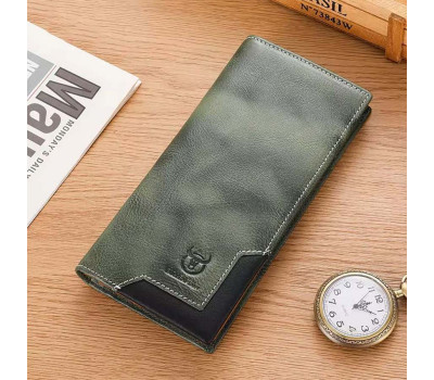 Чоловічий гаманець розкладний лонгер великий TB0448E Bull зелений