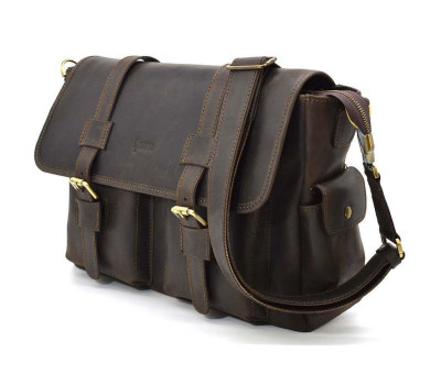 Сумка через плече із шкіри crazy horse RC-6690-4lx бренду TARWA